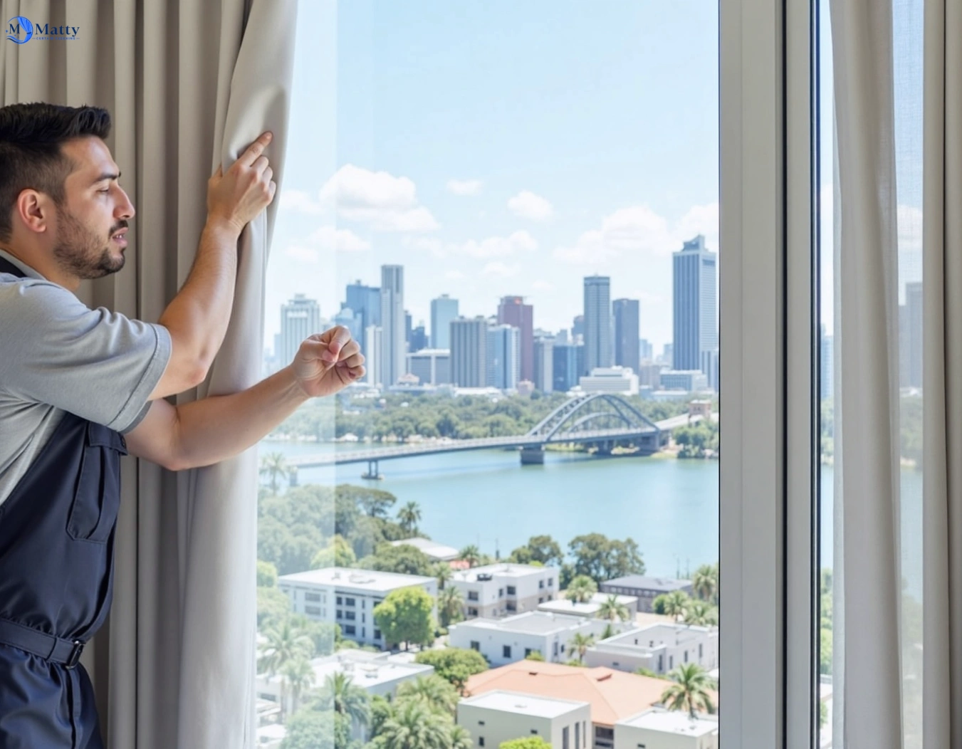 Professional curtain steam cleaning service normanhurst-nsw QLD by Matty Curtain Cleaning